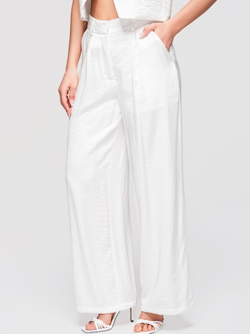 Ombre Wide leg Broek in Wit