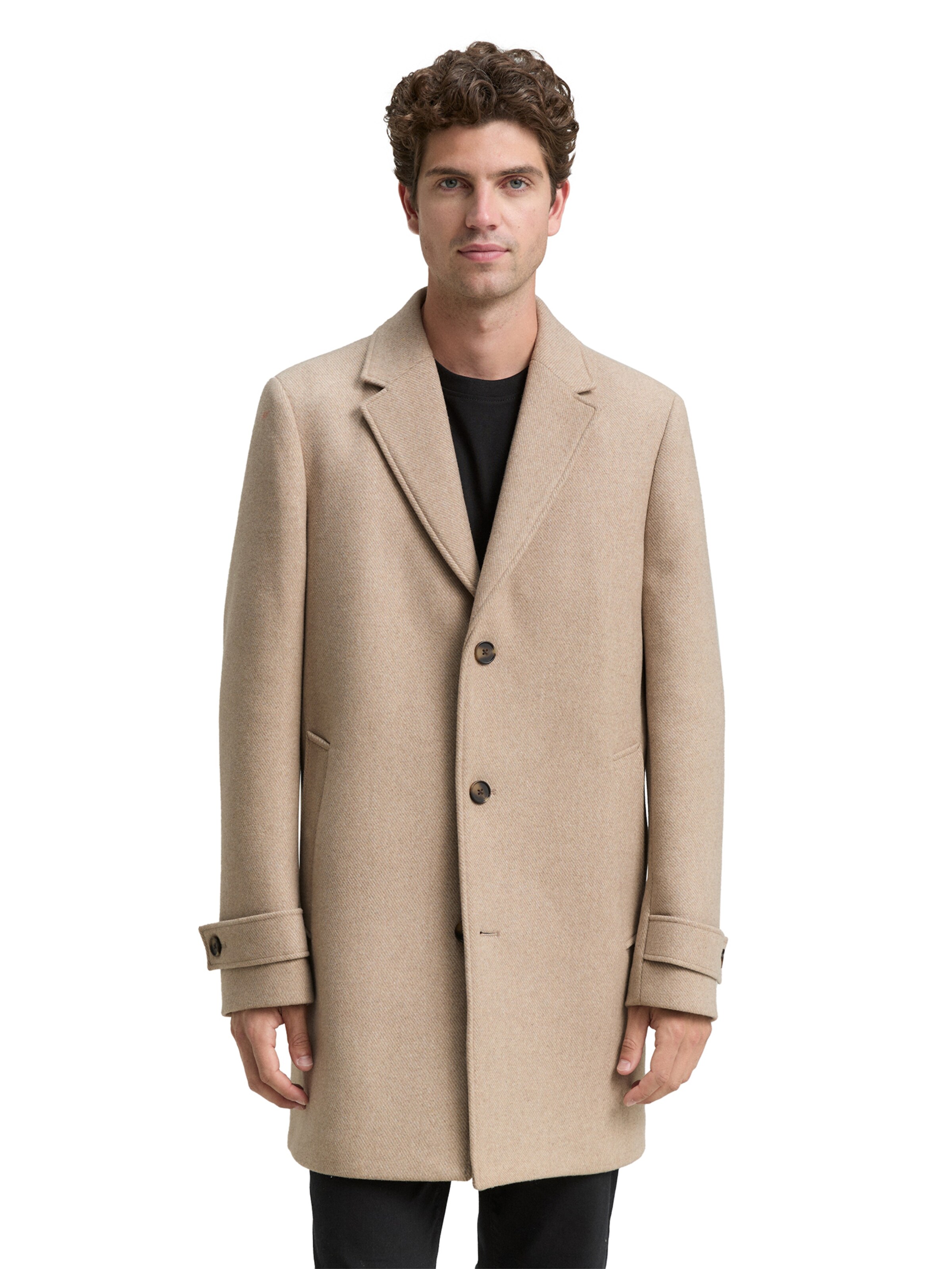TOM TAILOR Winter Coat in Grey: front