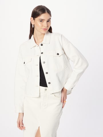 Cotton On Between-Season Jacket in White: front