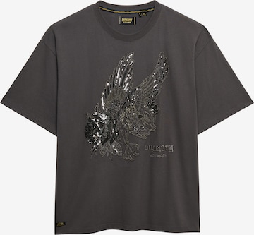 T-shirt Superdry & Co en gris : devant