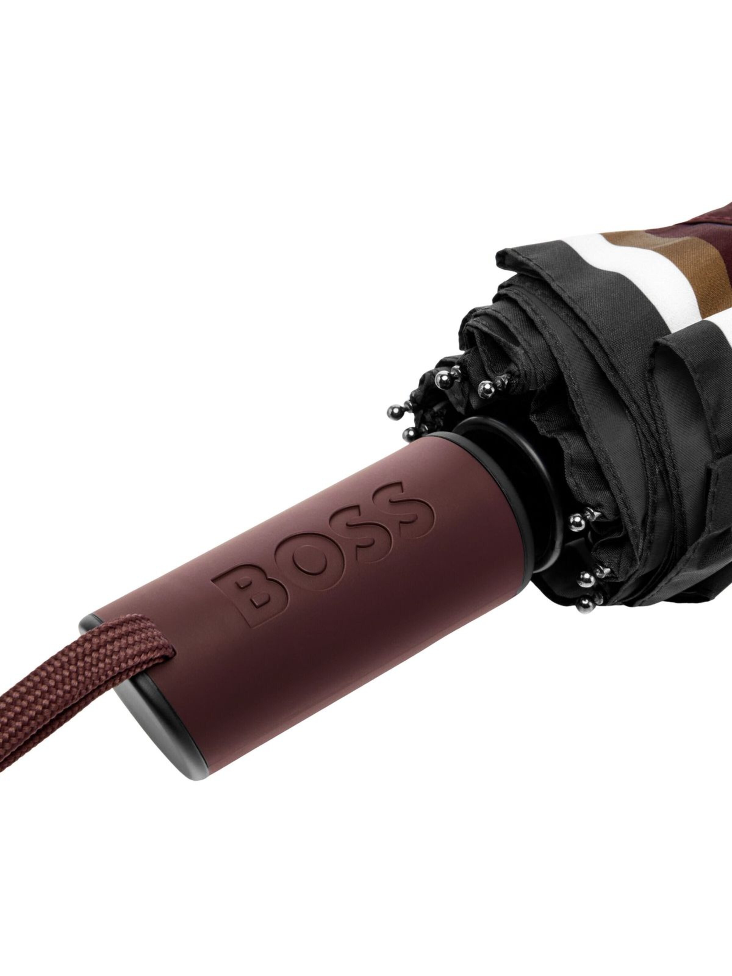 BOSS Paraplu 'Pocket umbrella Varsity' in Rood