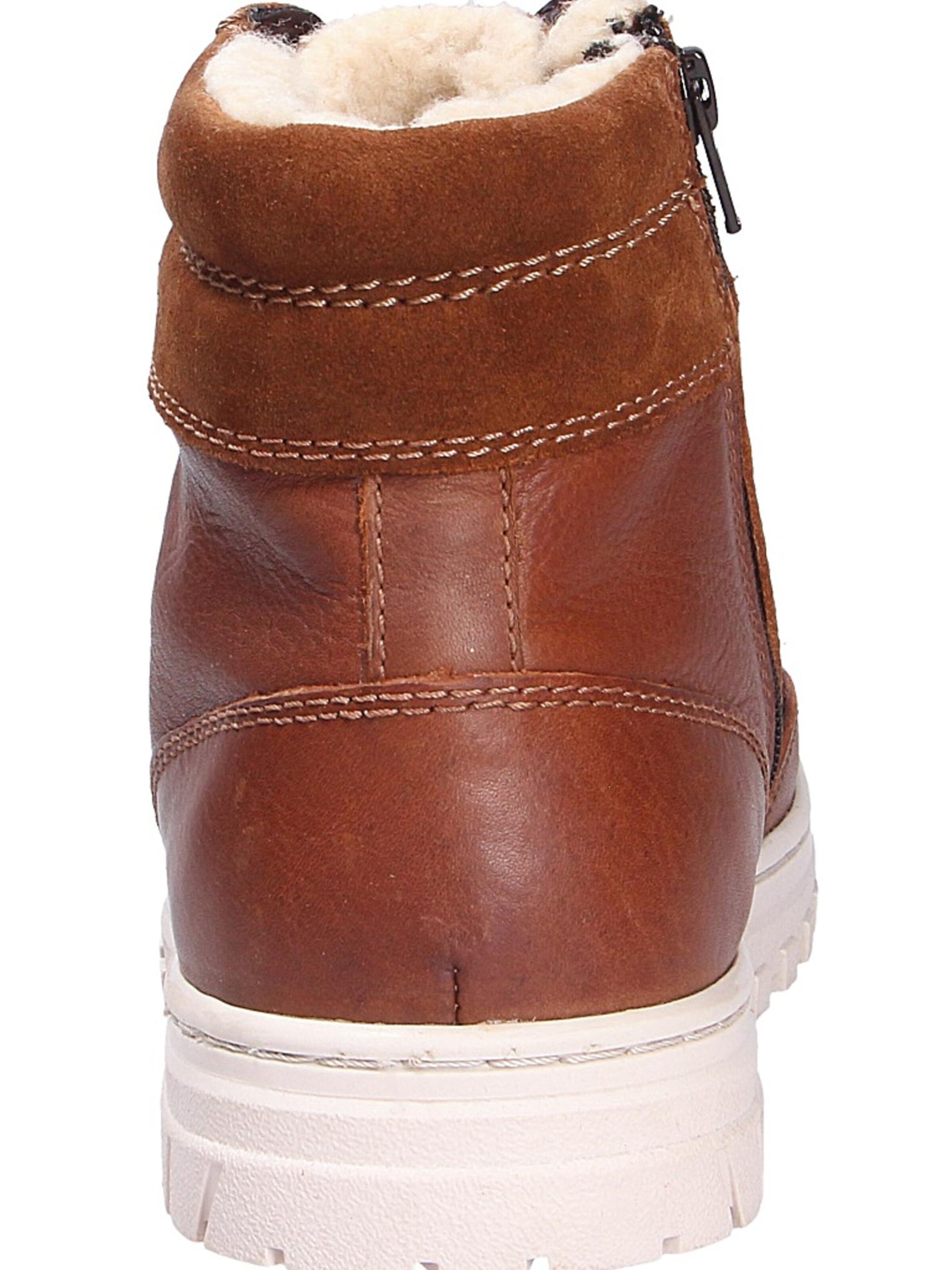 bugatti Lace-Up Boots in Brown