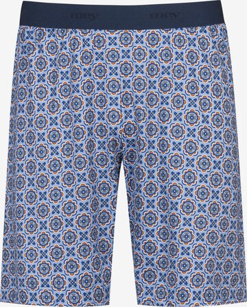 Mey Pajama Pants 'Serie Noble ' in Blue: front