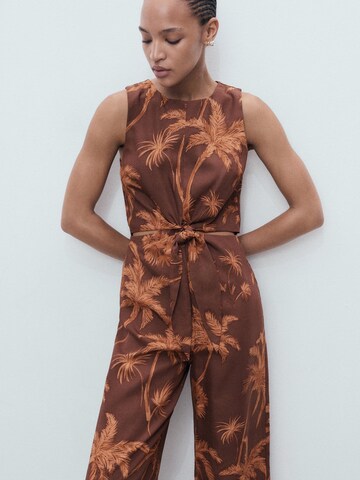 MANGO Jumpsuit 'LANA' i brun
