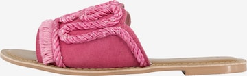 Mule IZIA en rose : devant