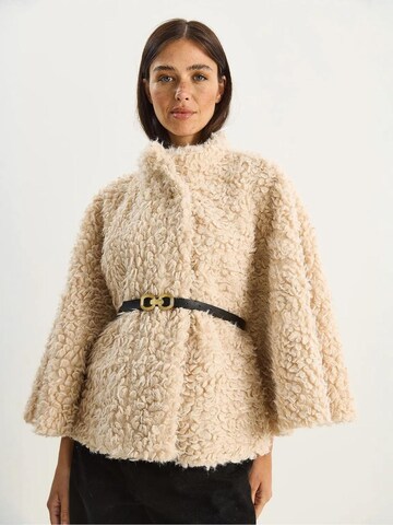 Veste mi-saison Bianco Lucci en beige