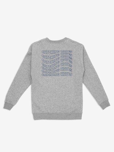 ABOUT YOU DROP Sweatshirt 'Catching Waves' by Miri in grau, Produktansicht
