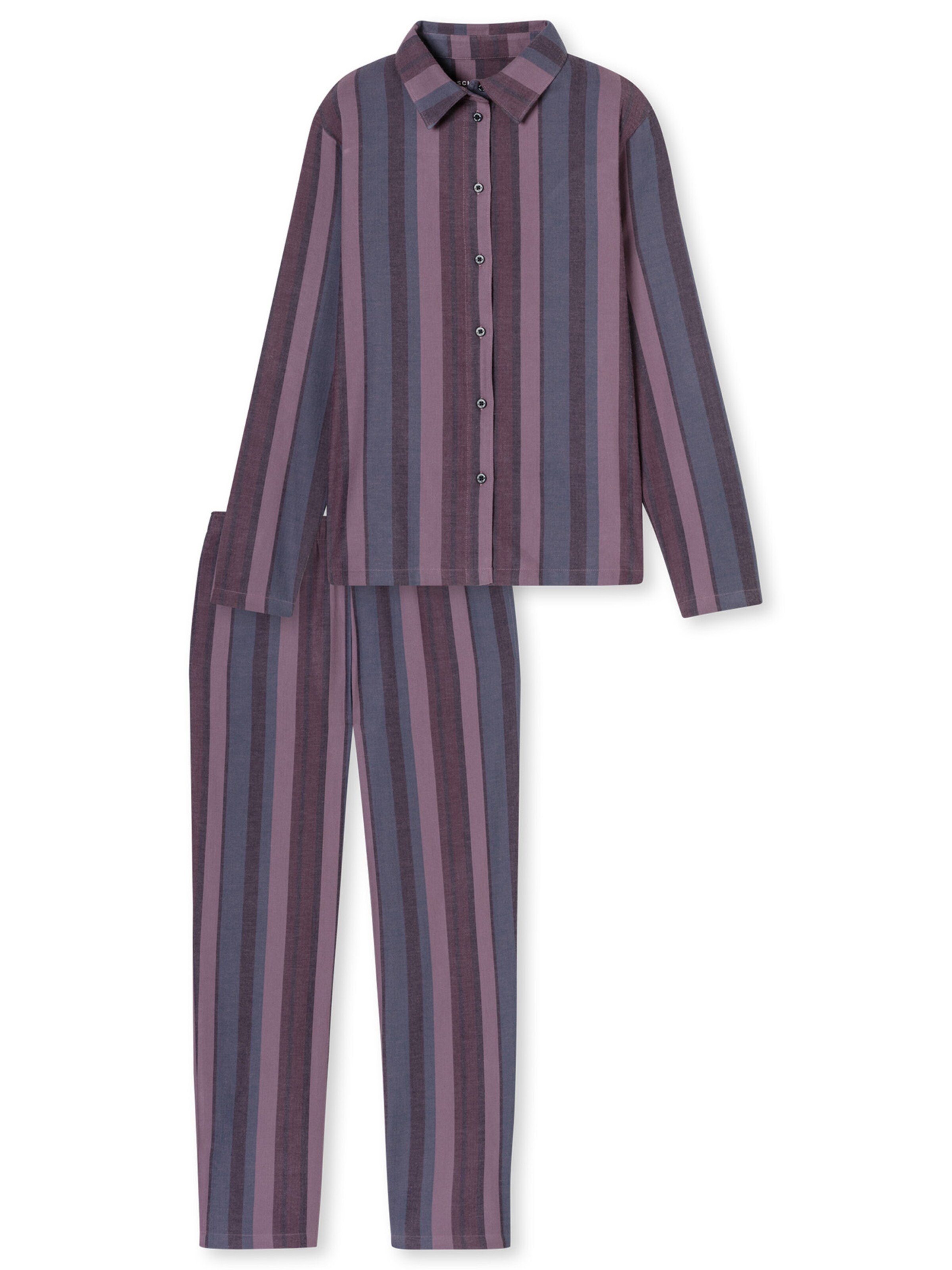 SCHIESSER Pyjama in Lila: Vorderseite