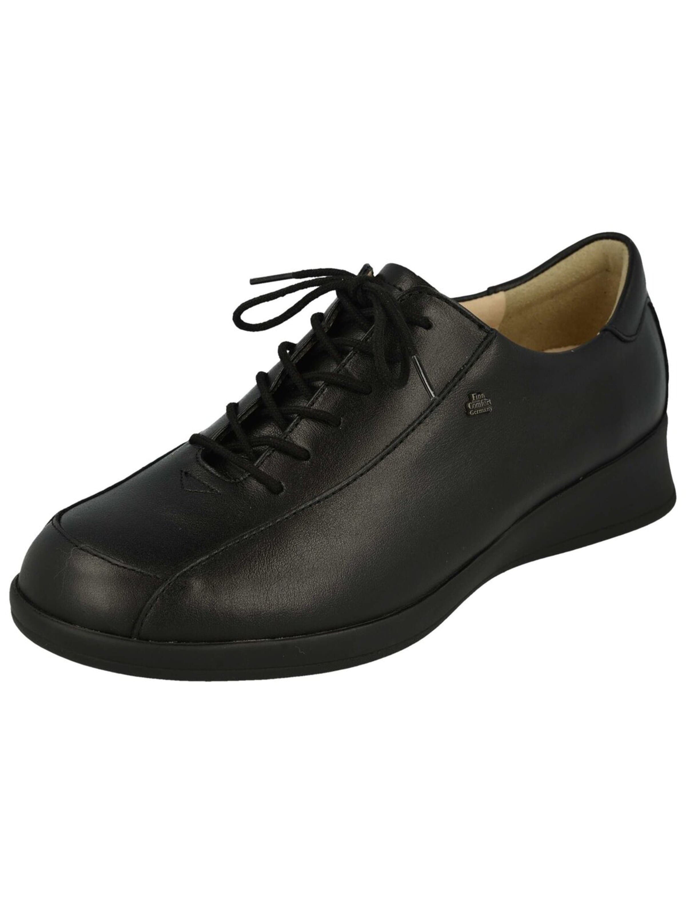 Finn Comfort - Zapatos con cordón '03551 014099' en negro: frente