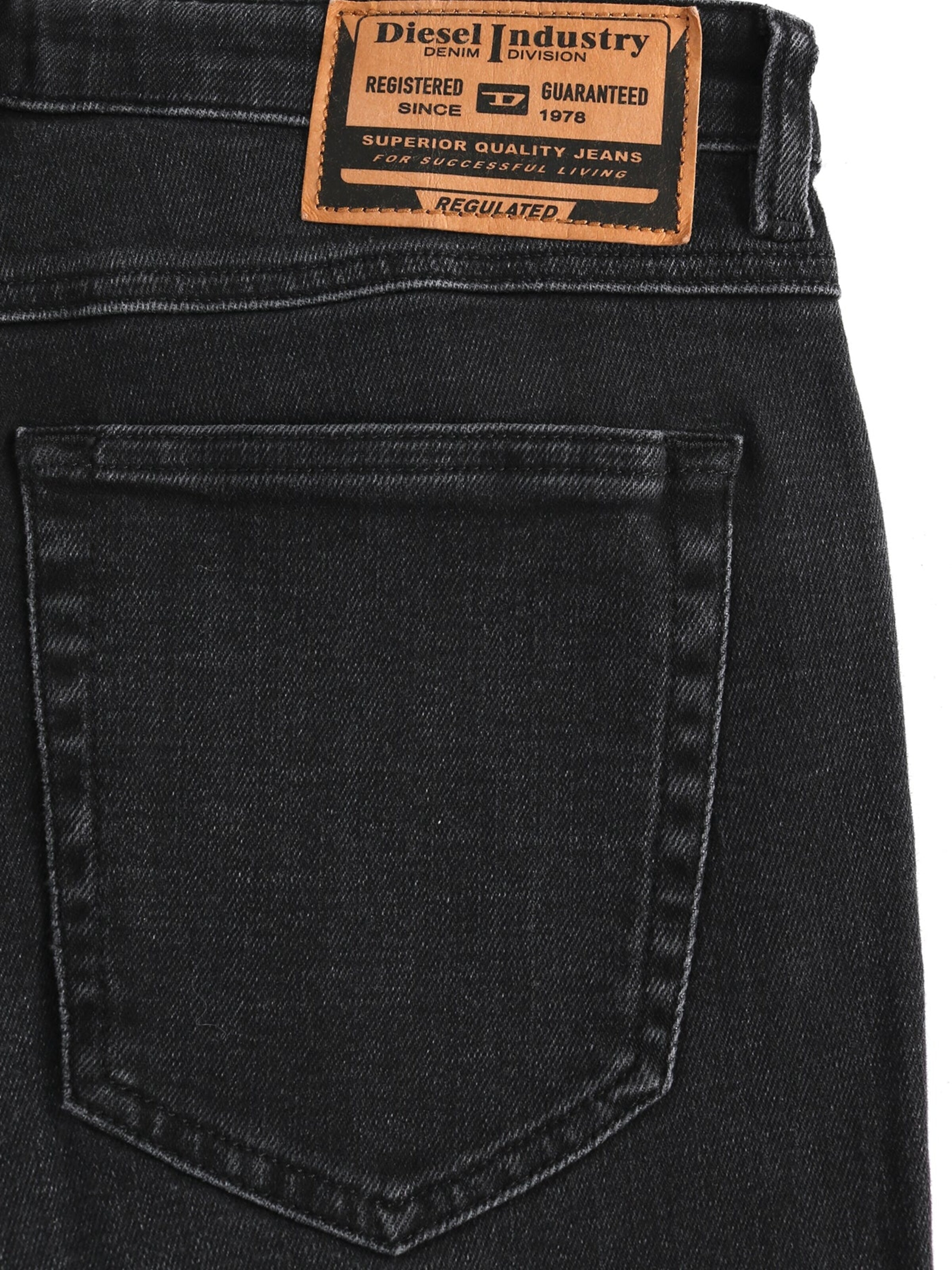 DIESEL - Skinny Calças de ganga '2015 Babhila' em preto