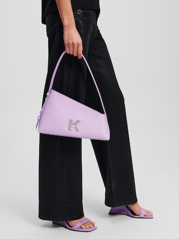 KARL LAGERFELD JEANS Axelremsväska i lila