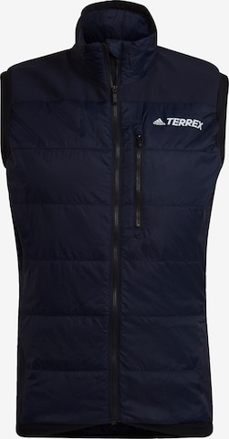 ADIDAS TERREX Sportbodywarmer in Blauw: voorkant