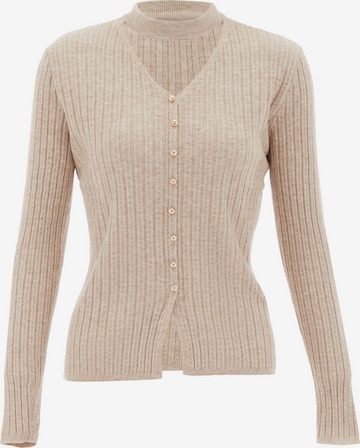 NAEMI - Pullover em bege: frente