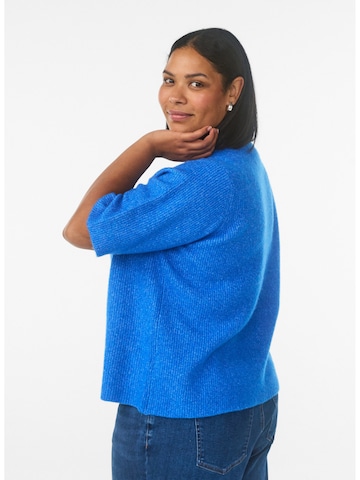 Zizzi Вязаная кофта 'Cavista' в Синий