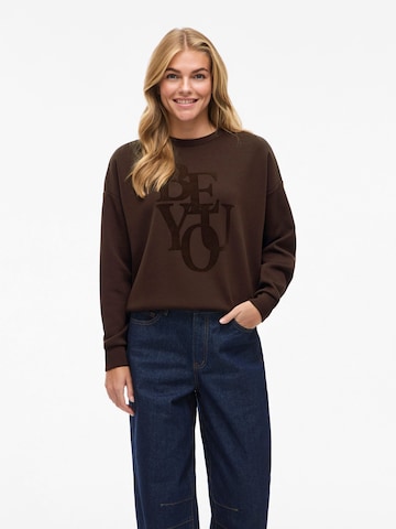 VILA - Sudadera 'VIReflect' en marrón: frente