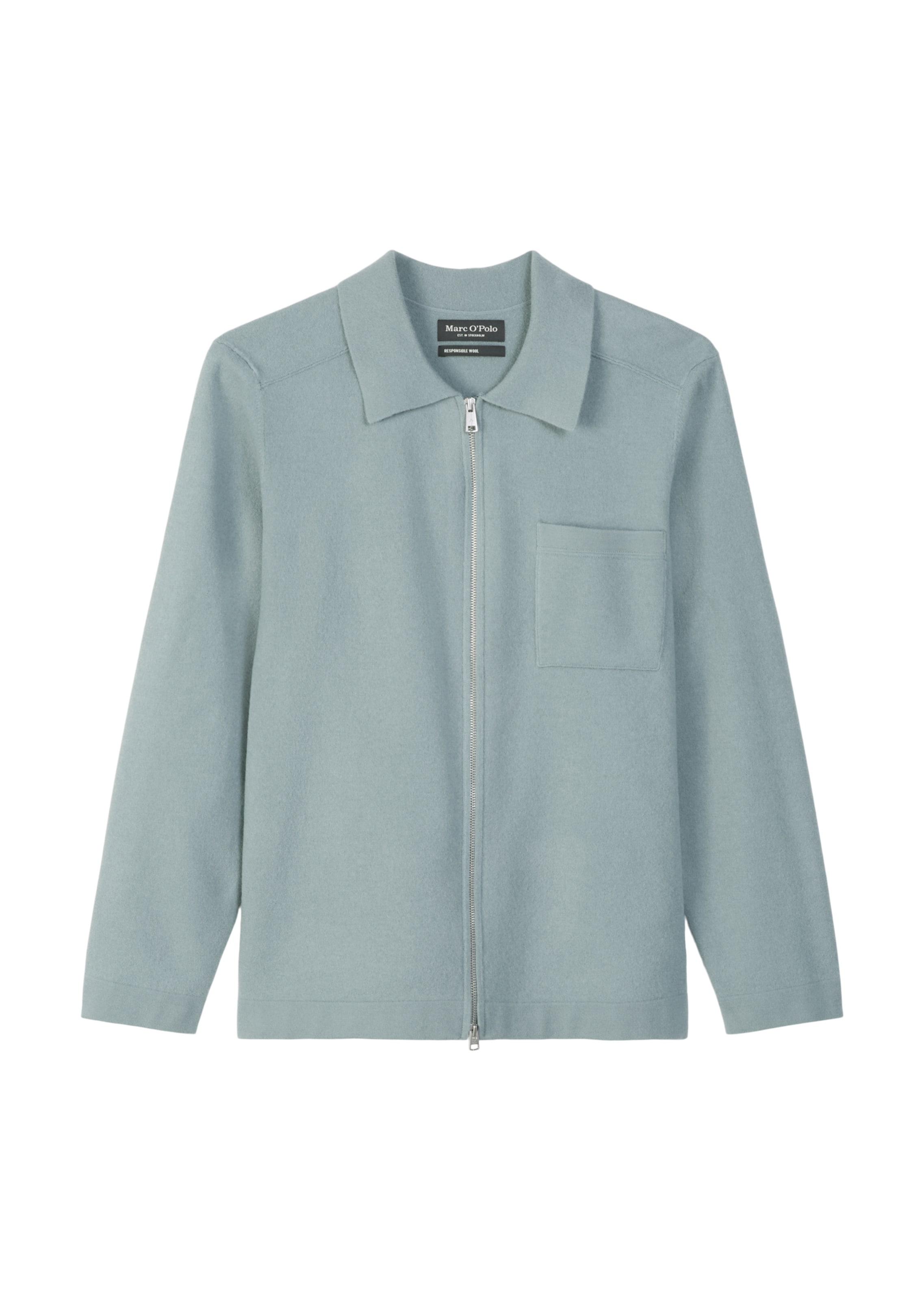 Marc O'Polo Strickjacke in Blau: Vorderseite