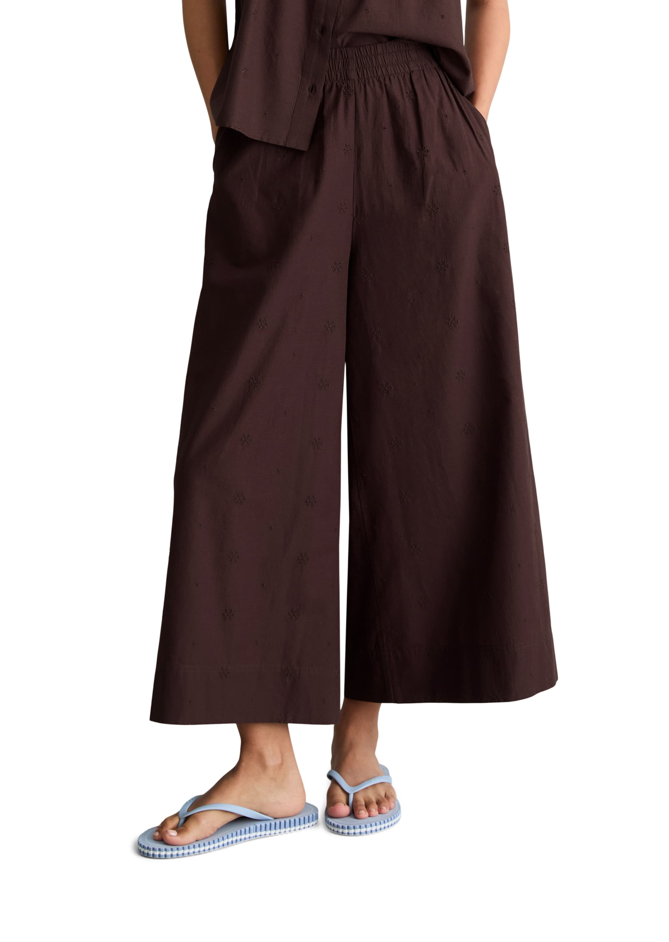 Marc O'Polo DENIM Loosefit Hose in Rot