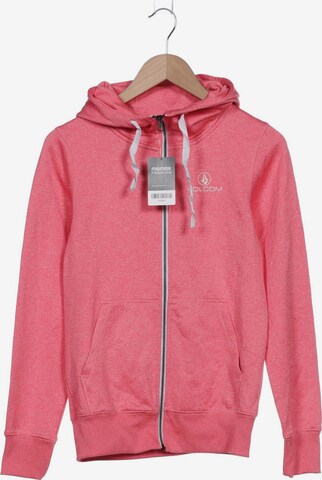 Volcom Sweatshirt & Zip-Up Hoodie in XS in Pink: front