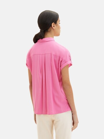 TOM TAILOR Bluse i pink