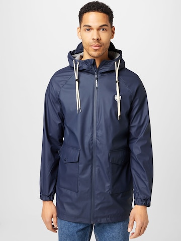 Lake View Between-Seasons Parka 'Sebastian' in Blue: front