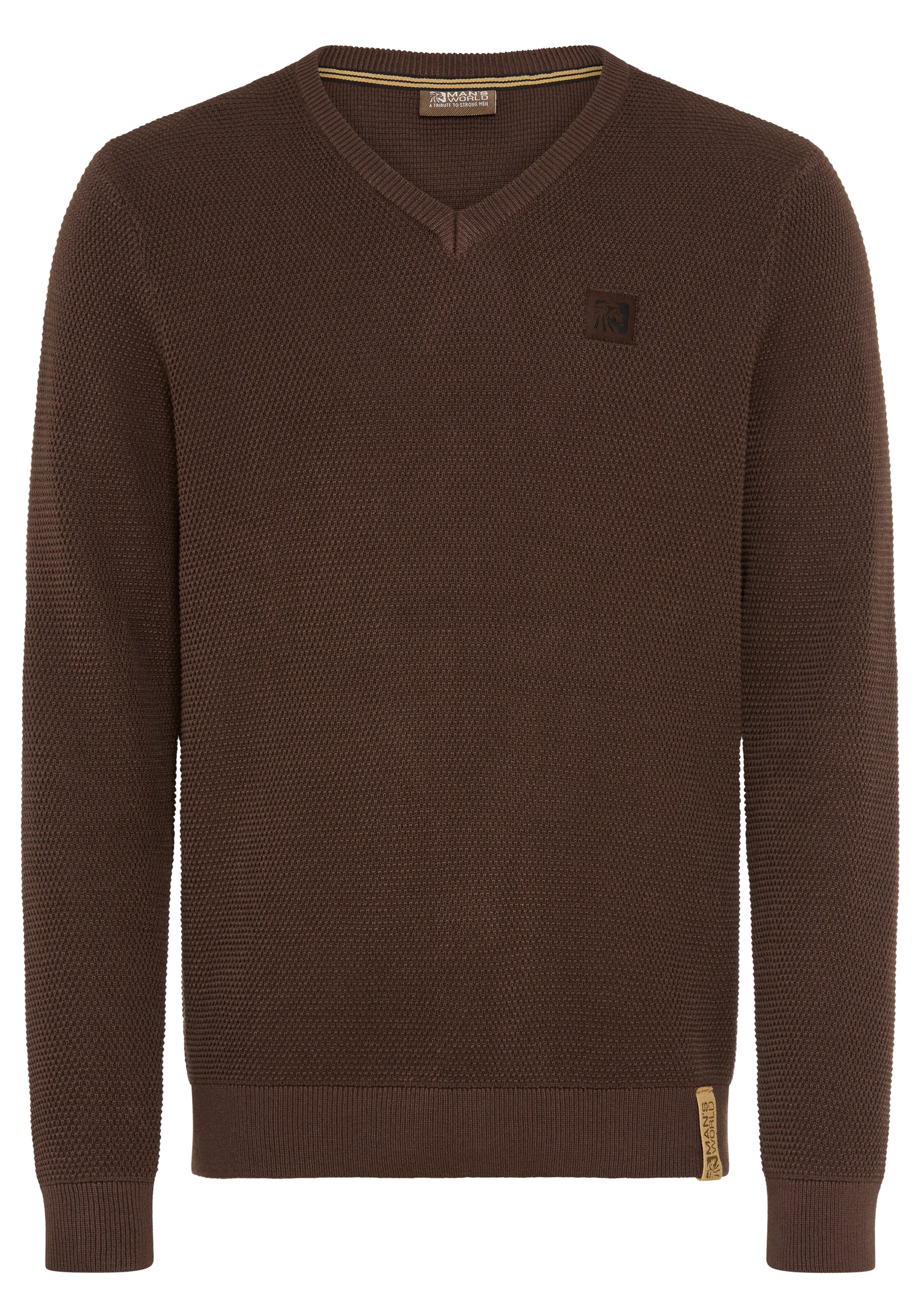 Man's World Pullover in Braun: Vorderseite