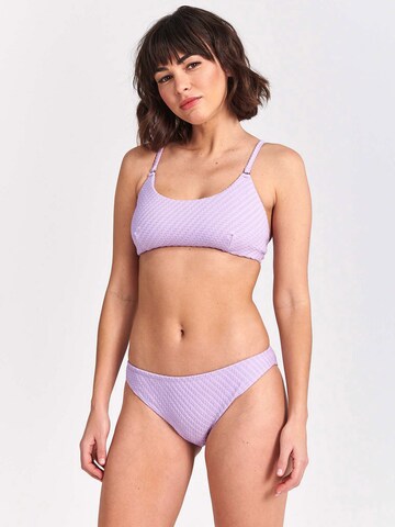 Bustier Bikini 'LOU' Shiwi en violet : devant