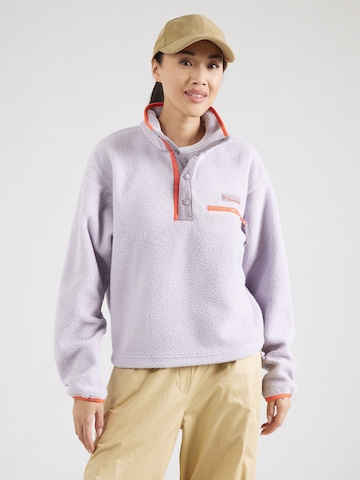 COLUMBIA Спортен пуловер 'Helvetia II' в лилав: отпред