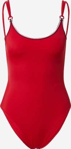 Tommy Hilfiger Underwear Bustier Badeanzug in Rot: predná strana