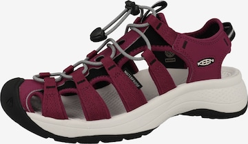 Sandales de randonnée 'Astoria West' KEEN en rouge : devant