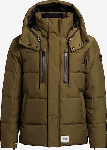 khujo Winter Jacket 'Kirc' in Green: front