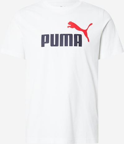 PUMA Tehnička sportska majica 'Essentials No. 1' u crvena / crna / bijela, Pregled proizvoda