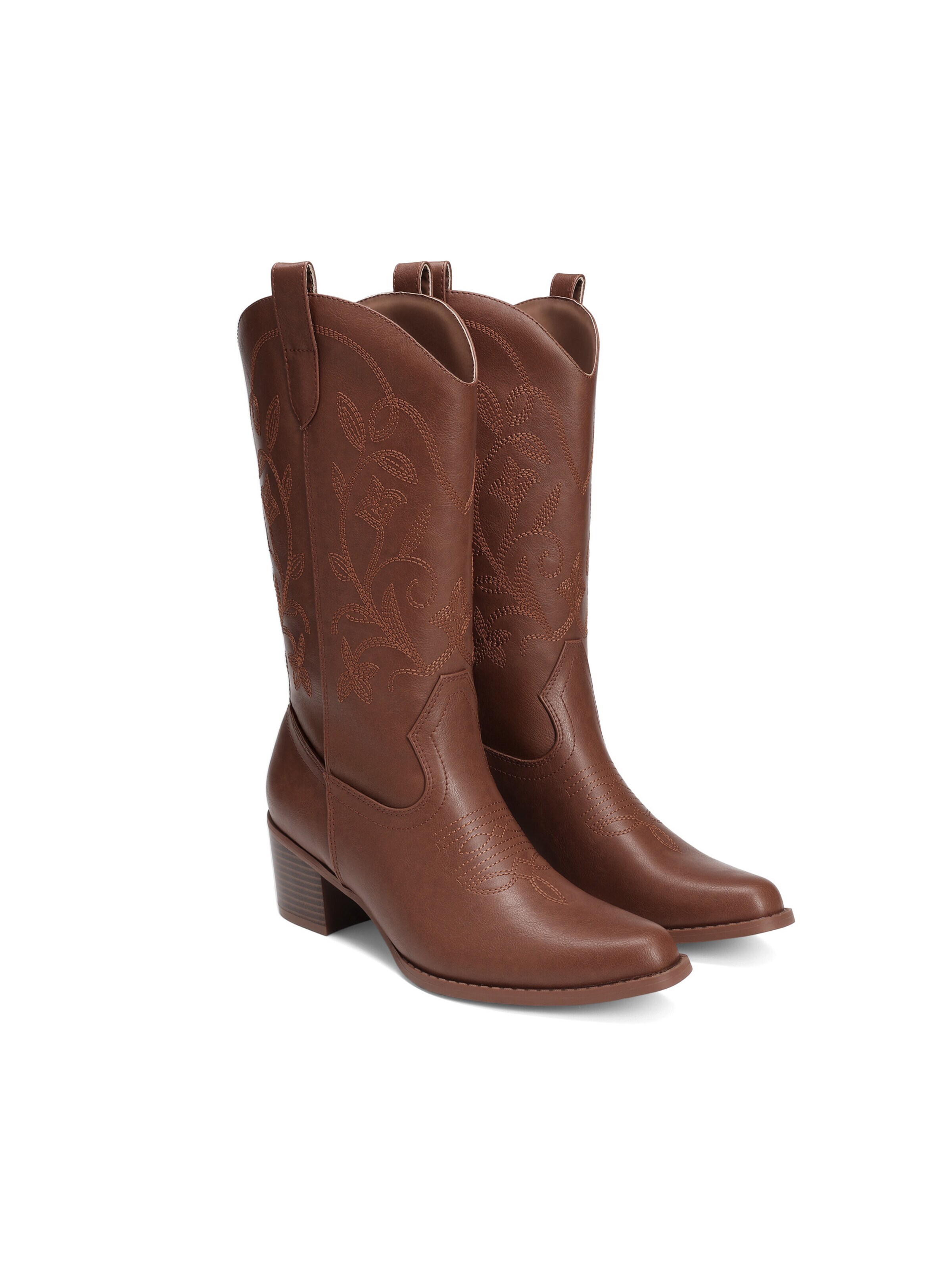 Dream Pairs Cowboystövel i brun