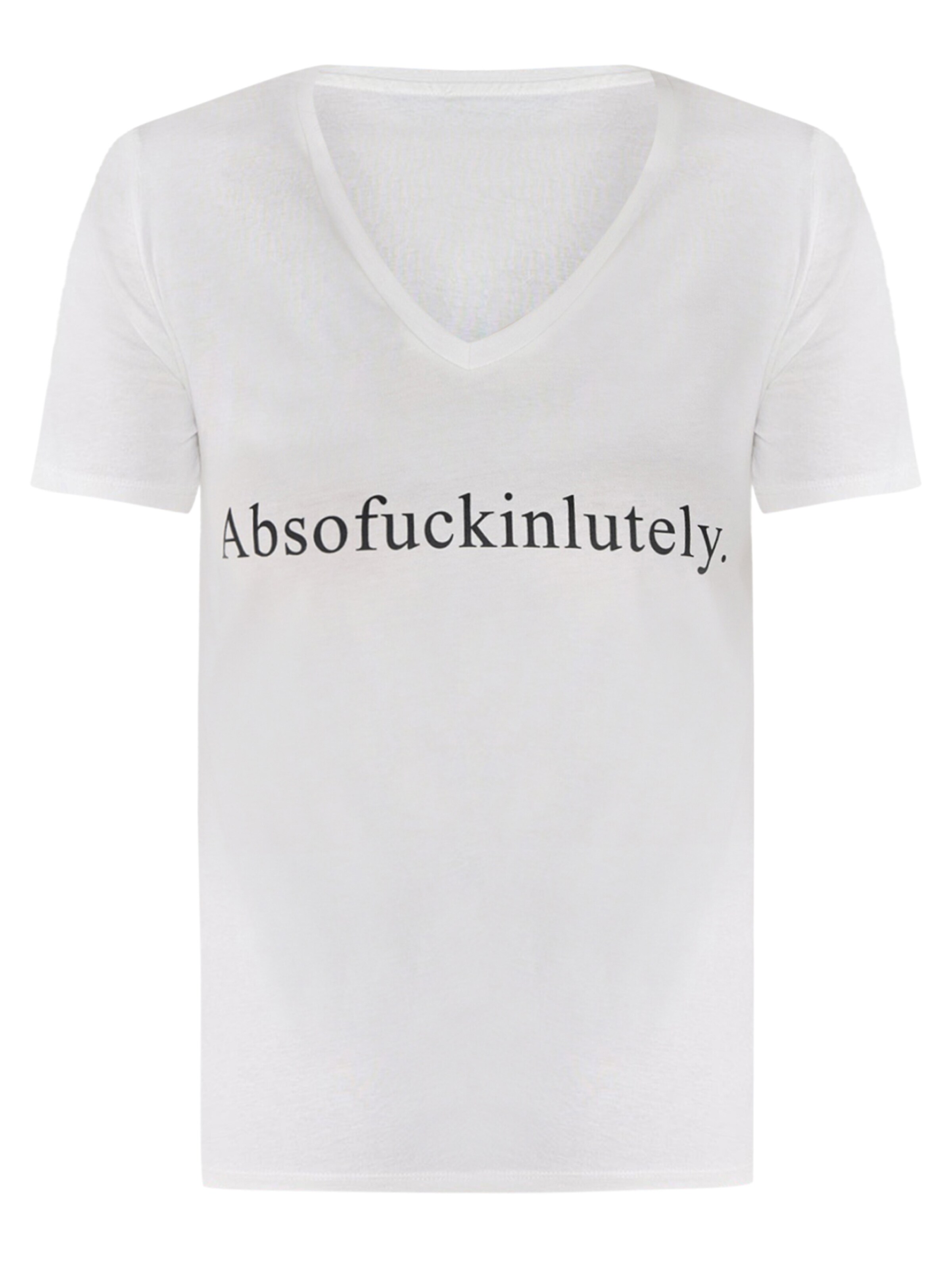 No Matter What Shirt in Wit: voorkant