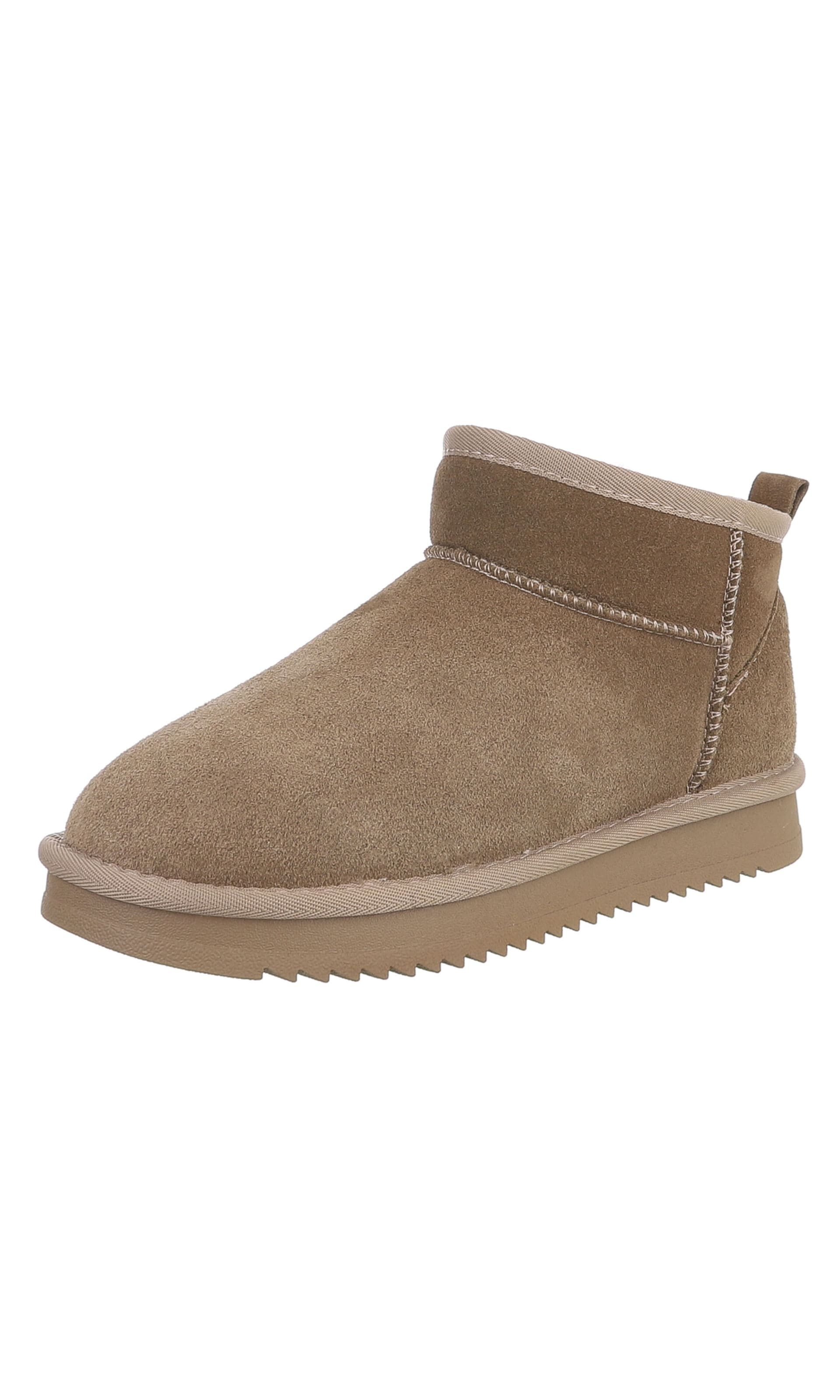 Ital-Design Snow Boots in Brown: front