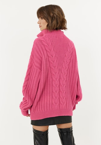 TOPTOP STUDIO Oversized Sweater in Pink