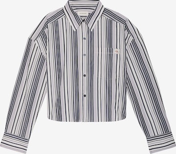 Calvin Klein Jeans Szabványos Blúz - fehér: elől