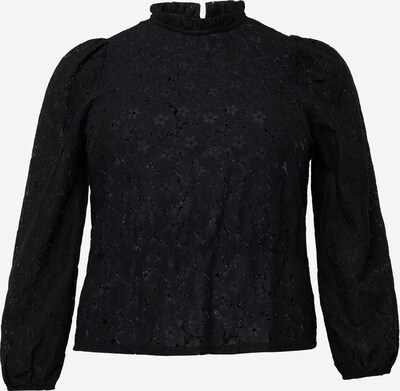 PIECES Curve Μπλούζα 'JANESSA' σε μαύρο, Άποψη προϊόντος