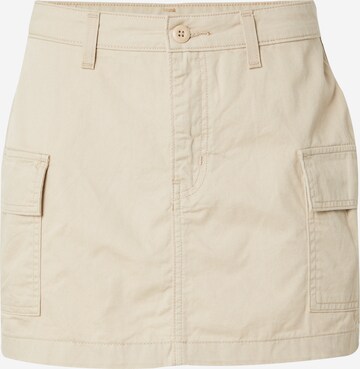Jupe 'Mini Cargo Skirt' LEVI'S ® en beige : devant