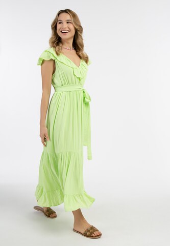 IZIA Summer Dress in Green