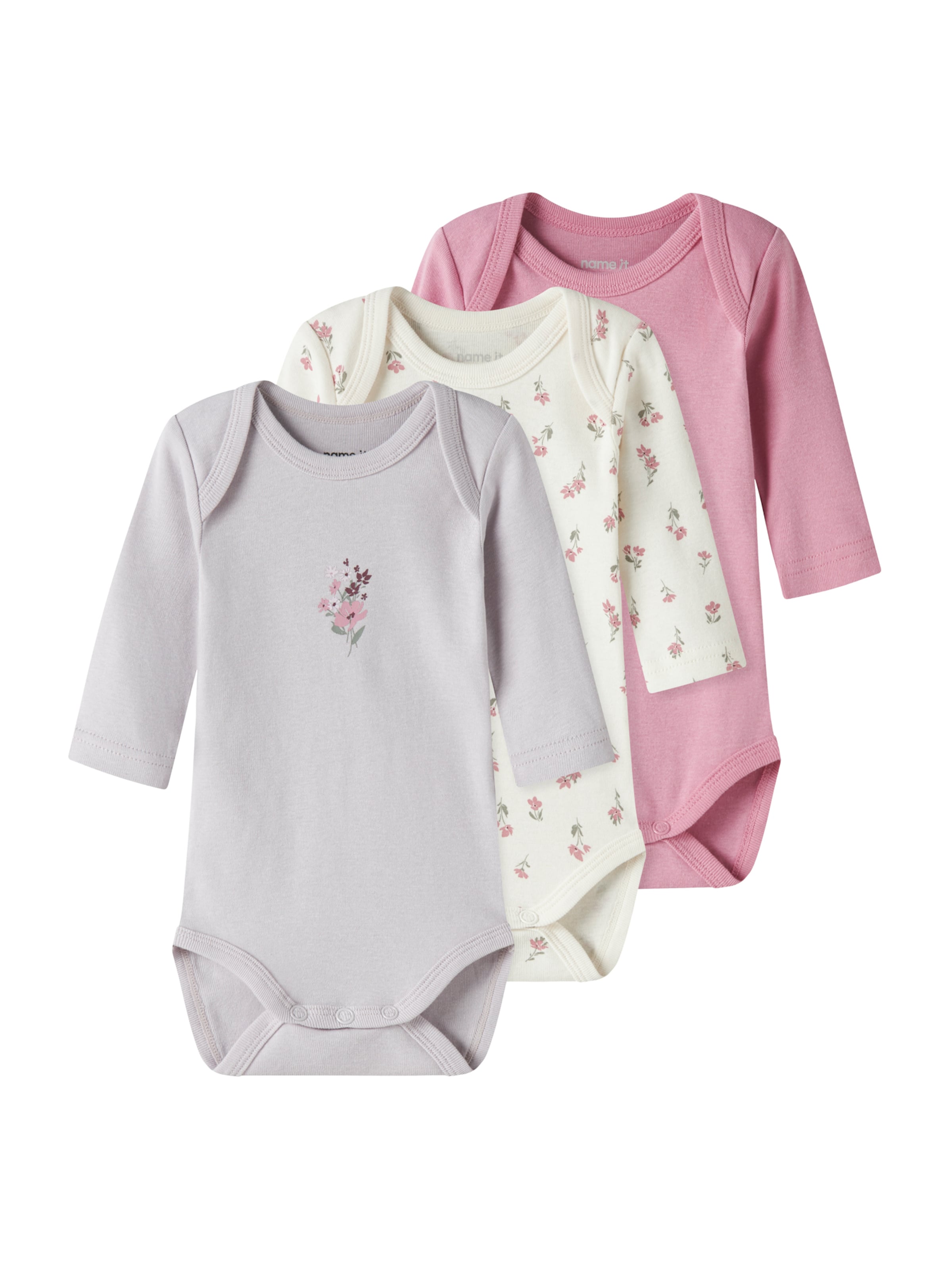 NAME IT - Pijama entero/body en lila: frente