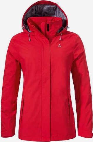 Schöffel Outdoor jacket 'Gmund' in Red: front