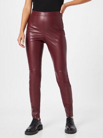 Coupe slim Pantalon PATRIZIA PEPE en rouge : devant