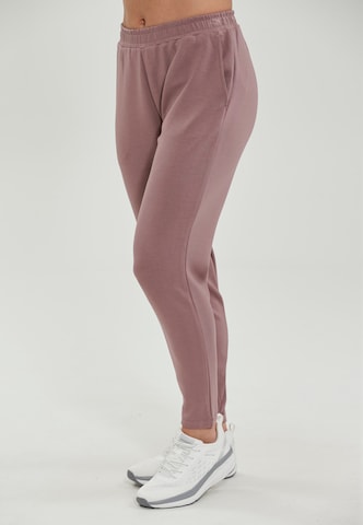 ENDURANCE Tapered Workout Pants 'Timmia' in Pink: front