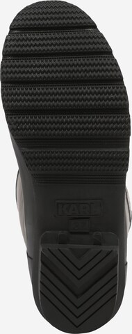 Karl Lagerfeld Гумени ботуши в черно