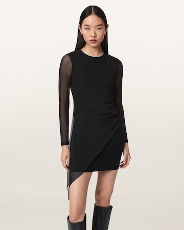 AllSaints Jurk 'Riley' in Zwart: voorkant