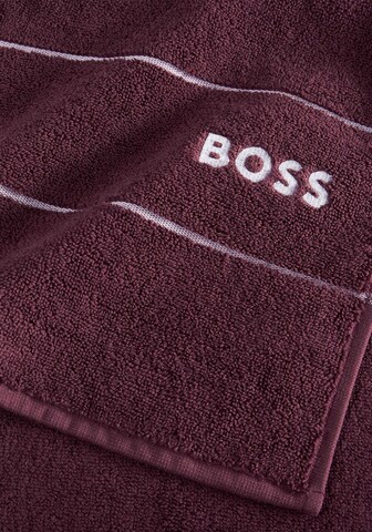 BOSS Home Towel 'PLAIN' in Red