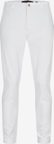 INDICODE JEANS Tapered Broek 'Blnda' in Wit: voorkant