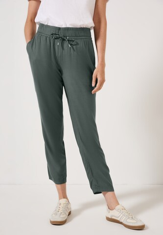 CECIL Slimfit Hose in Grün: Vorderseite
