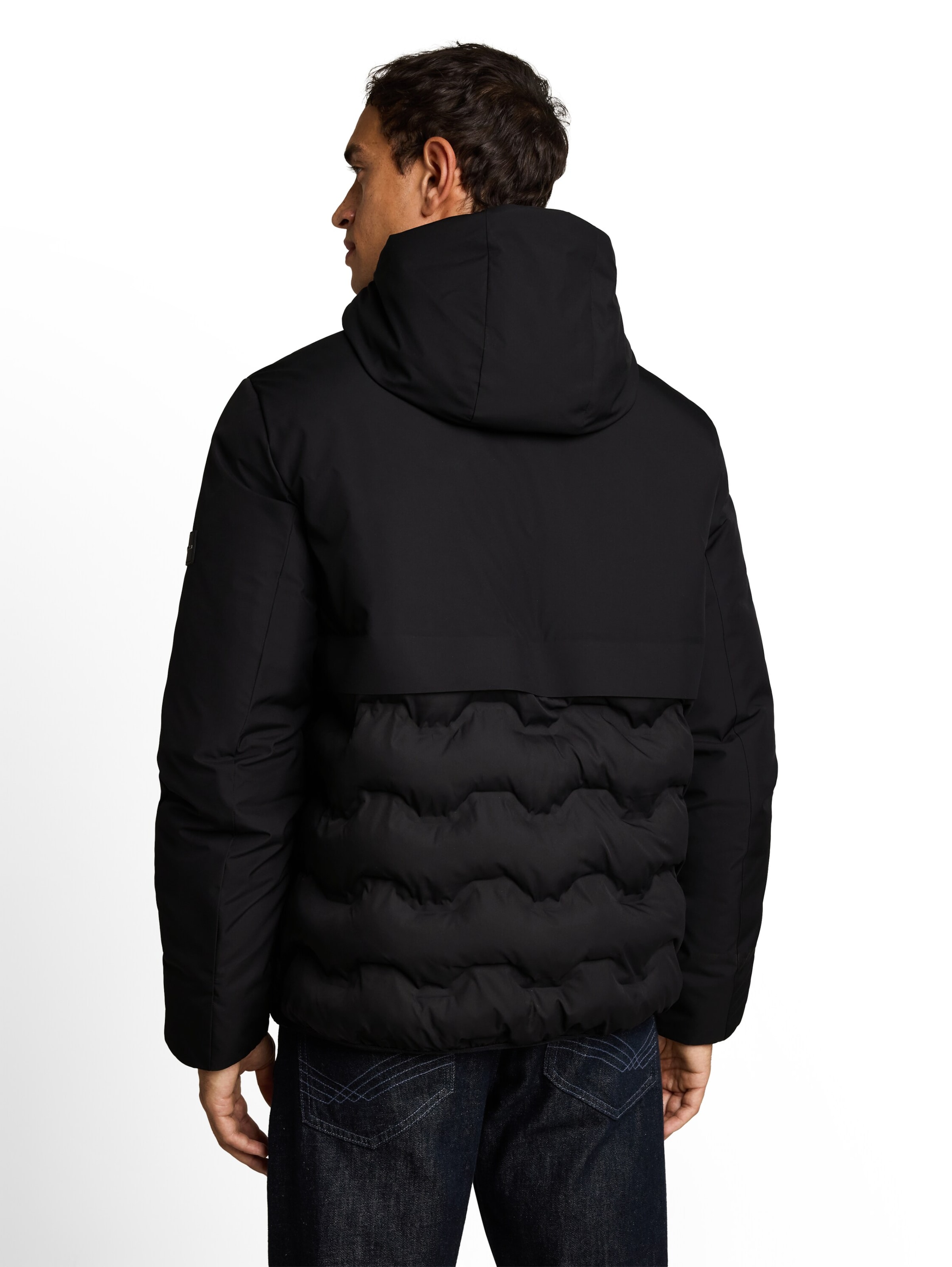 TOM TAILOR - Chaqueta de entretiempo en negro