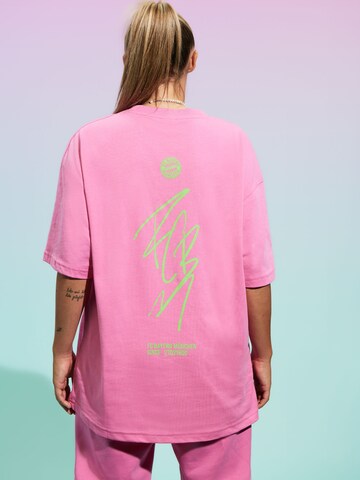 FCBM T-Shirt 'Vince' in Pink